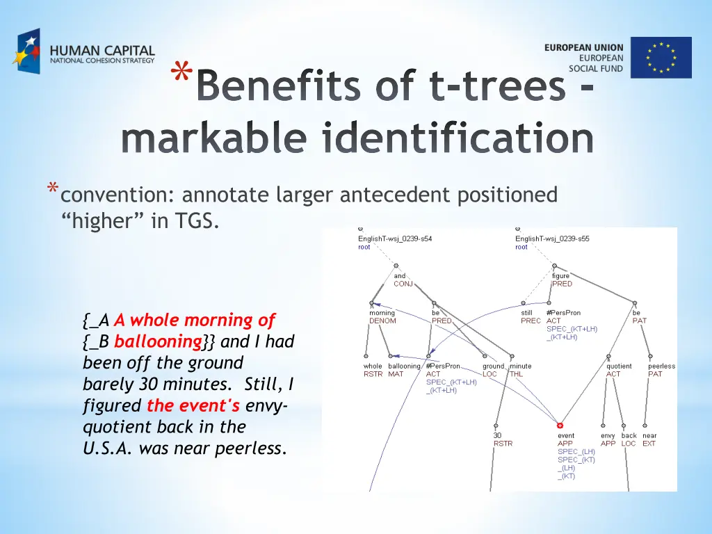 benefits of t trees markable identification