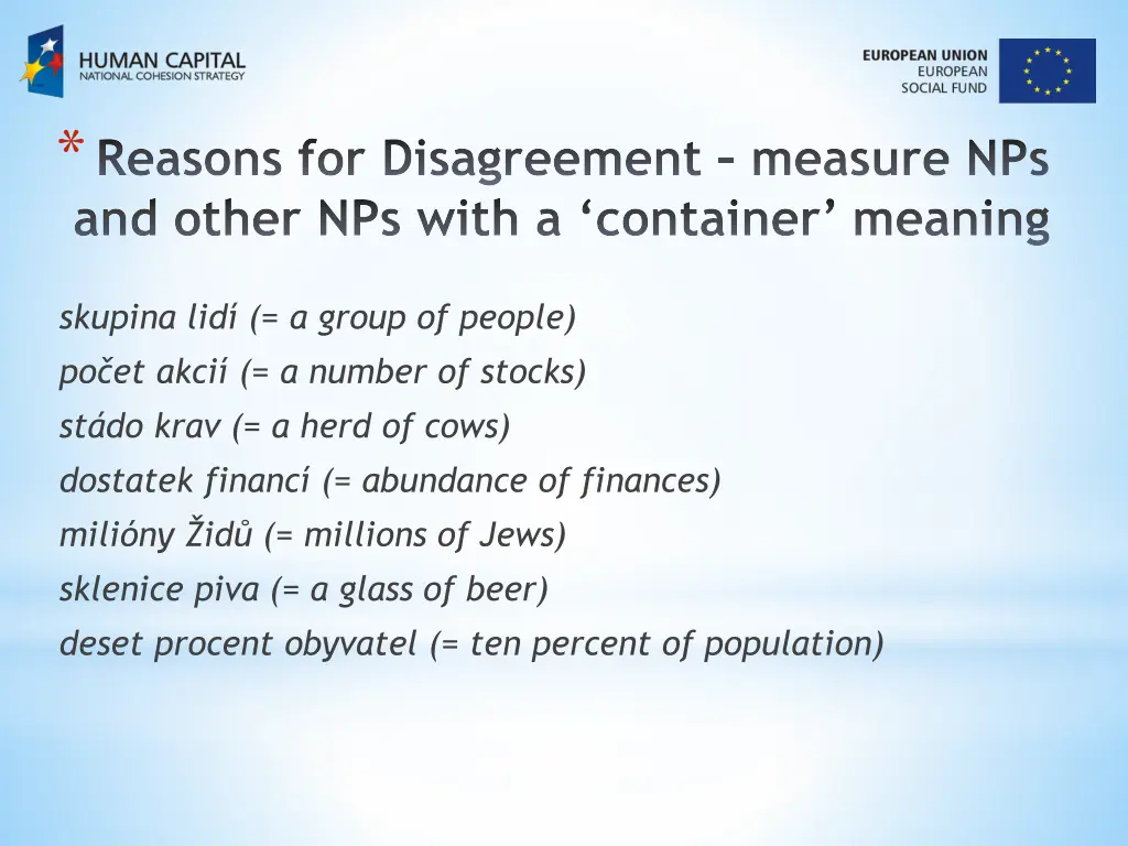reasons for disagreement measure nps and other