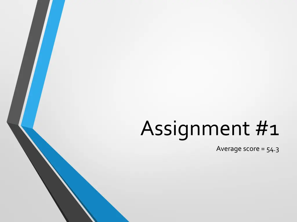 assignment 1