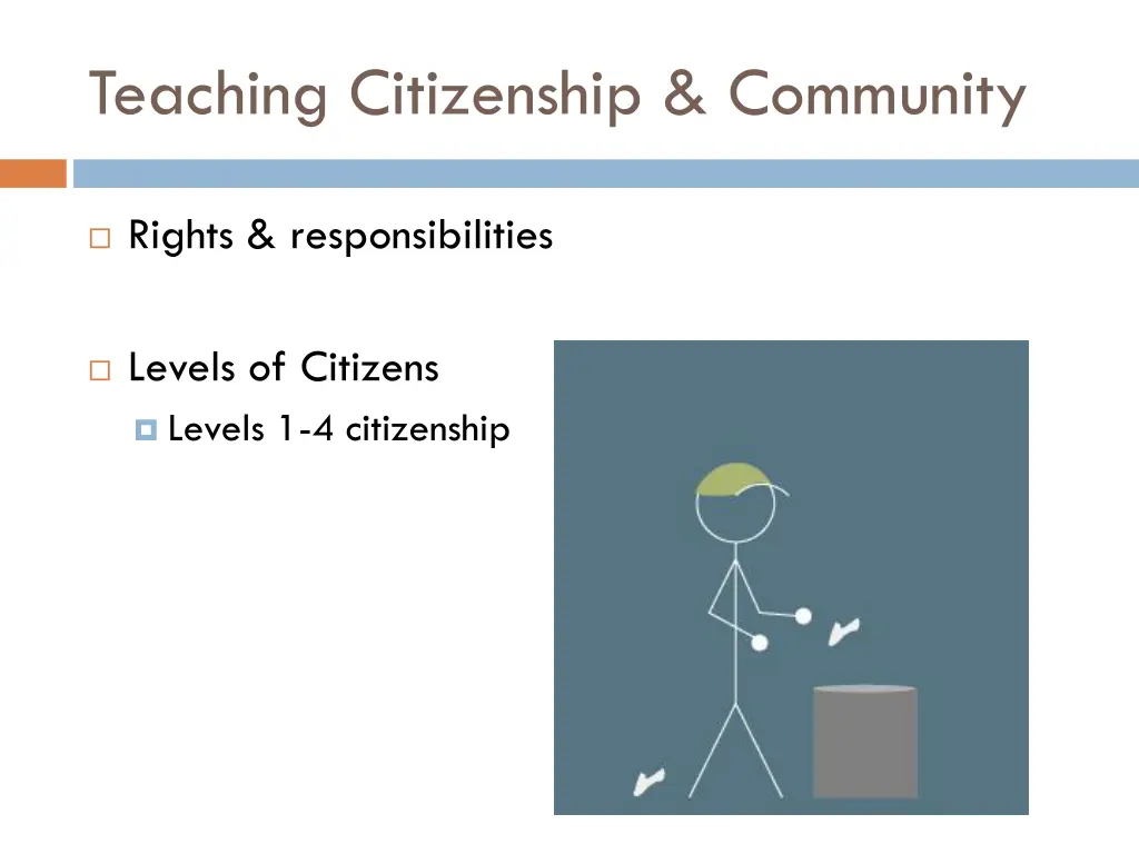 teaching citizenship community