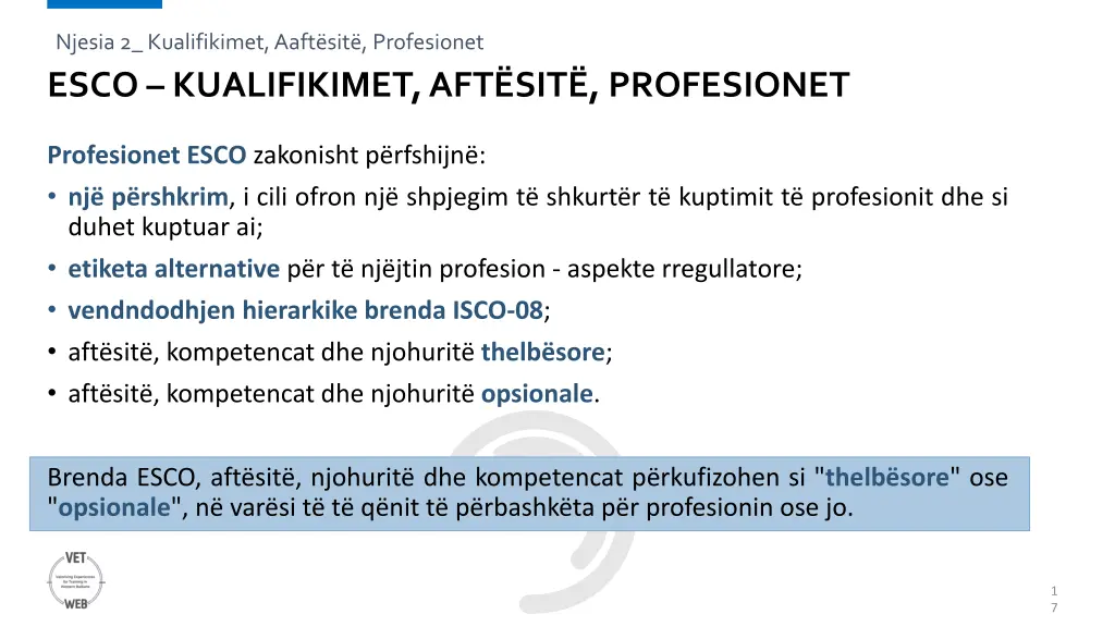 njesia 2 kualifikimet aaft sit profesionet 1