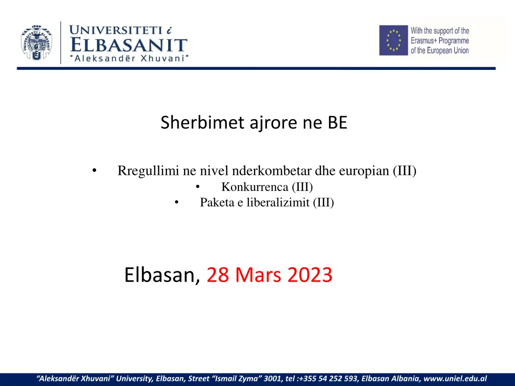 sherbimet ajrore ne be