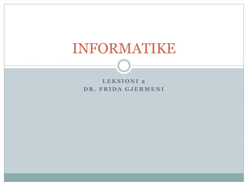 informatike