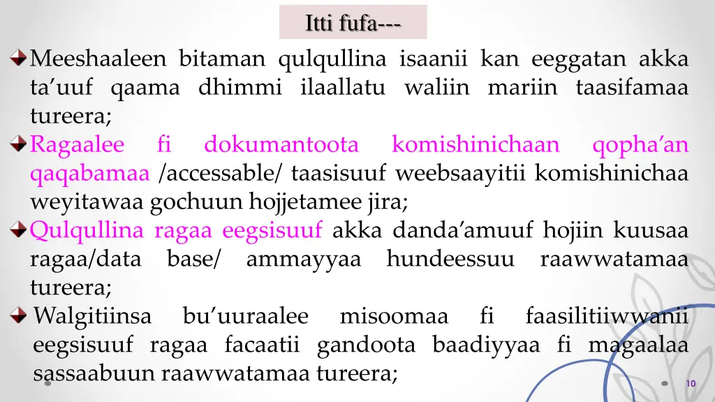 itti fufa 5