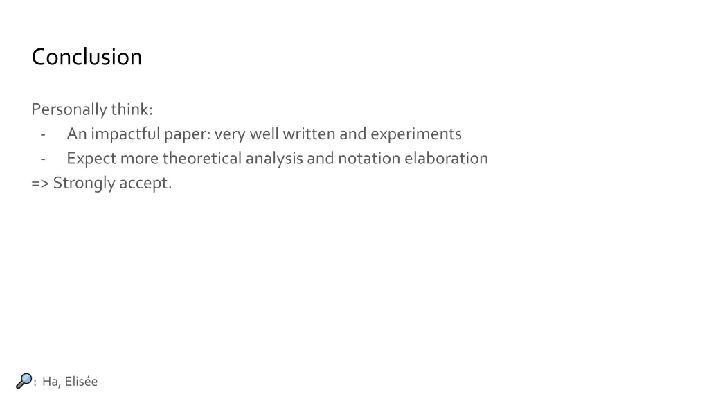 conclusion