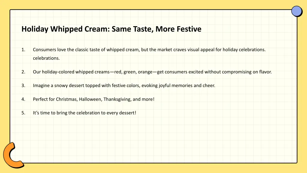 holiday whipped cream same taste more festive