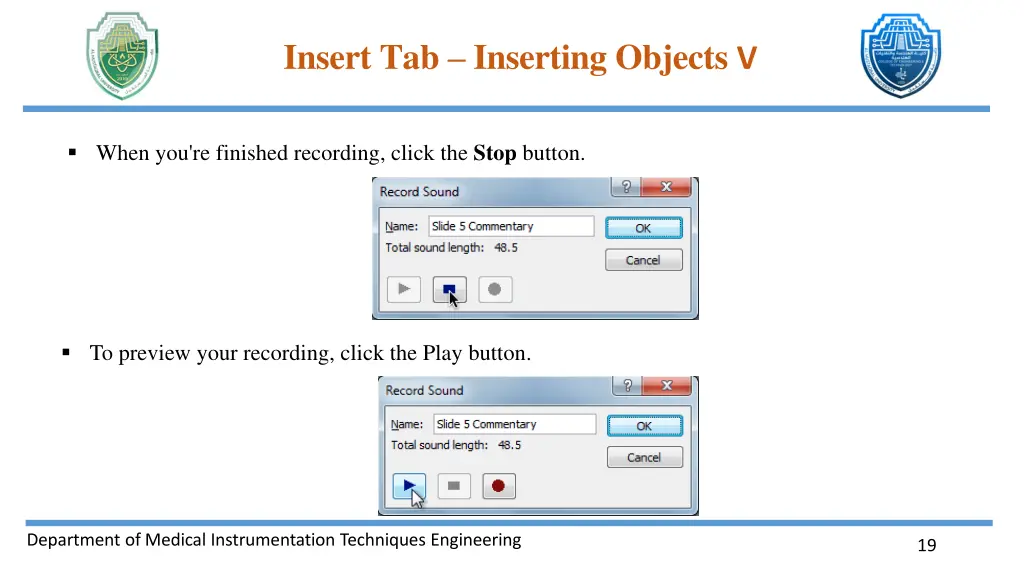 insert tab inserting objects v 17