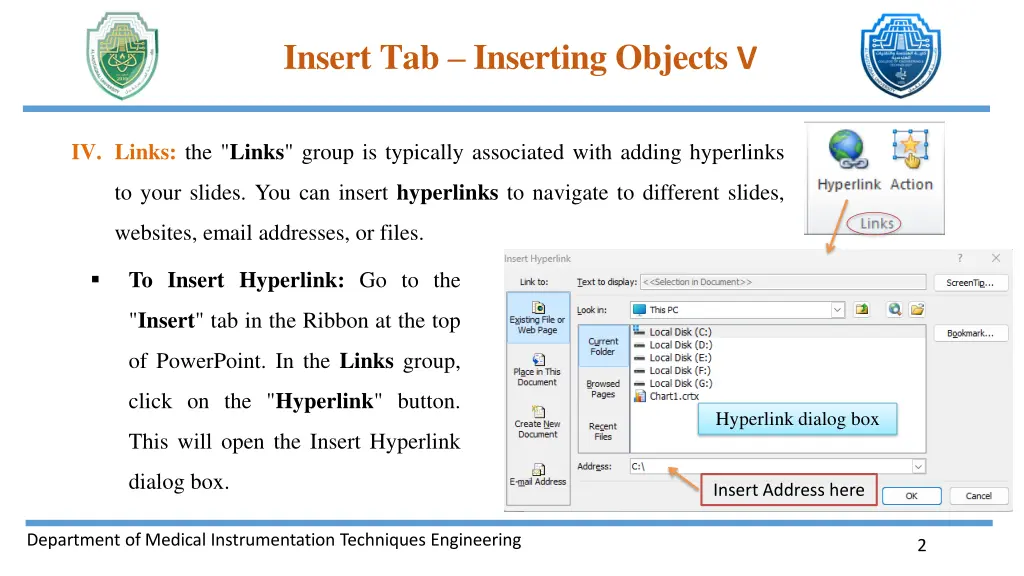 insert tab inserting objects v