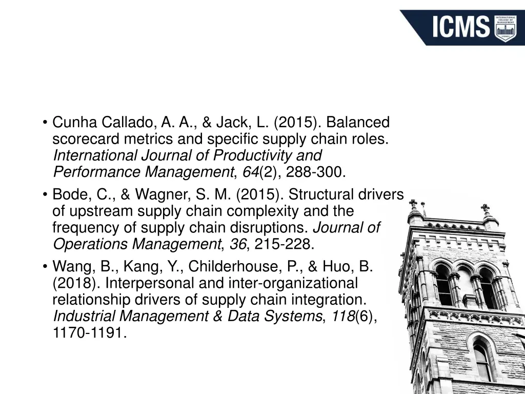 cunha callado a a jack l 2015 balanced scorecard