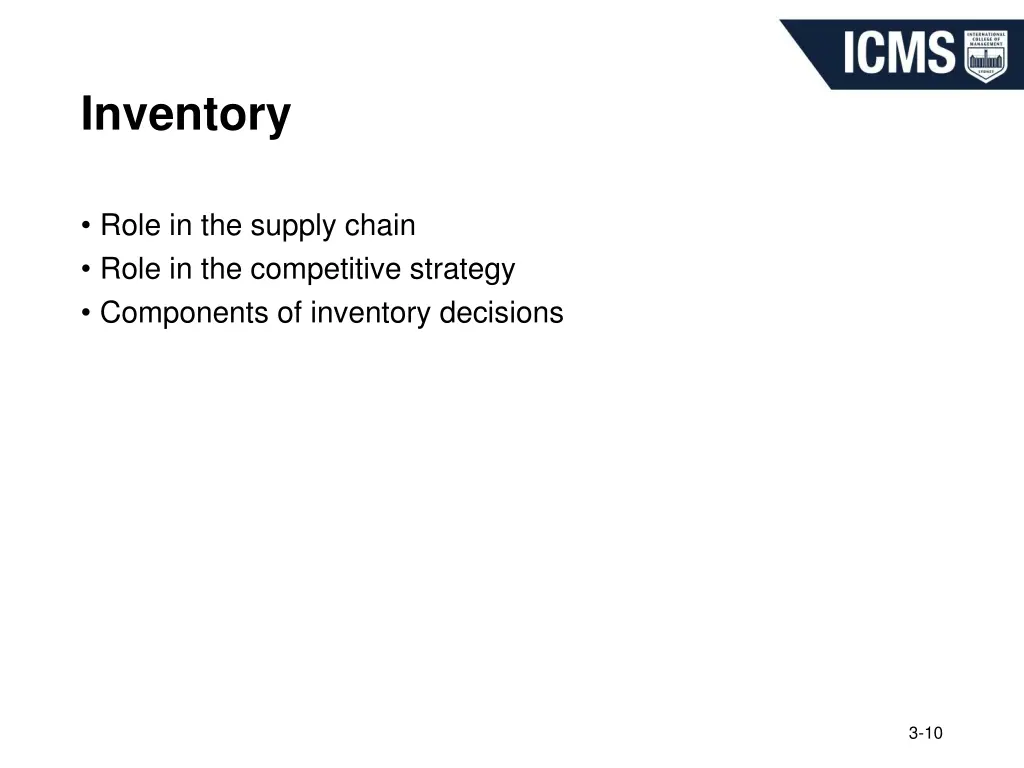 inventory