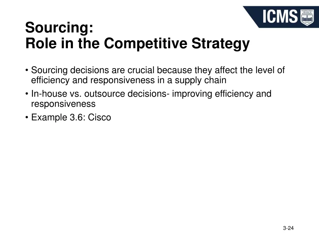 sourcing role in the competitive strategy