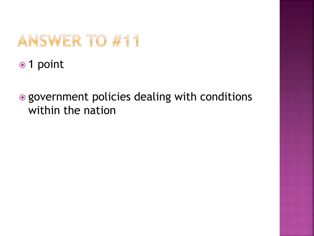answer to 11