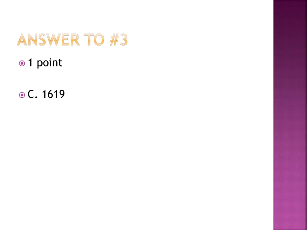 answer to 3