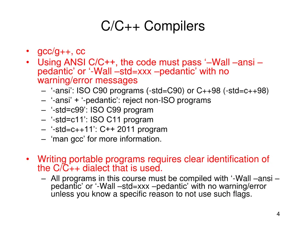 c c compilers