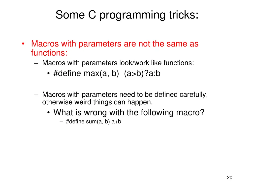 some c programming tricks 3
