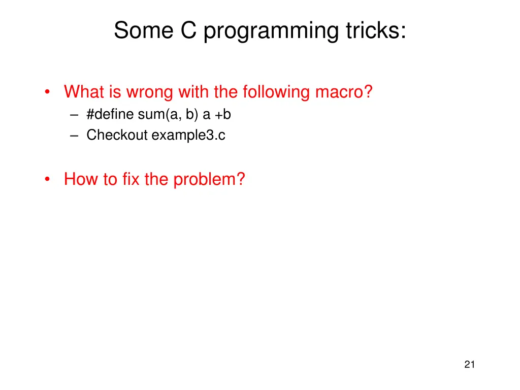 some c programming tricks 4
