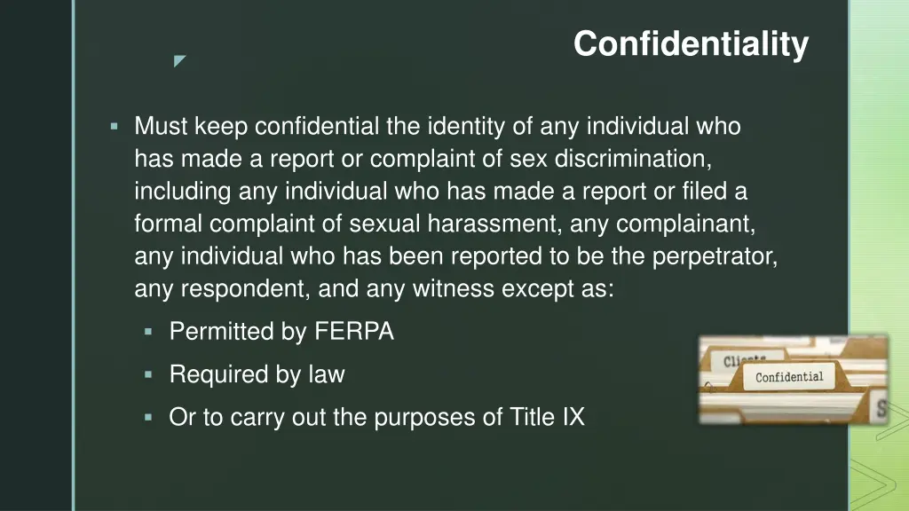 confidentiality