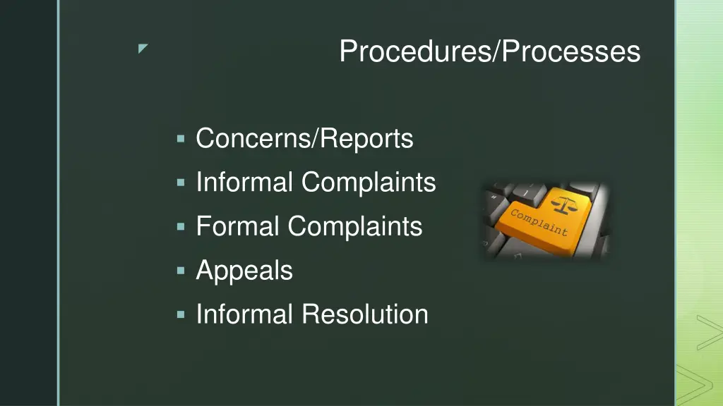 procedures processes