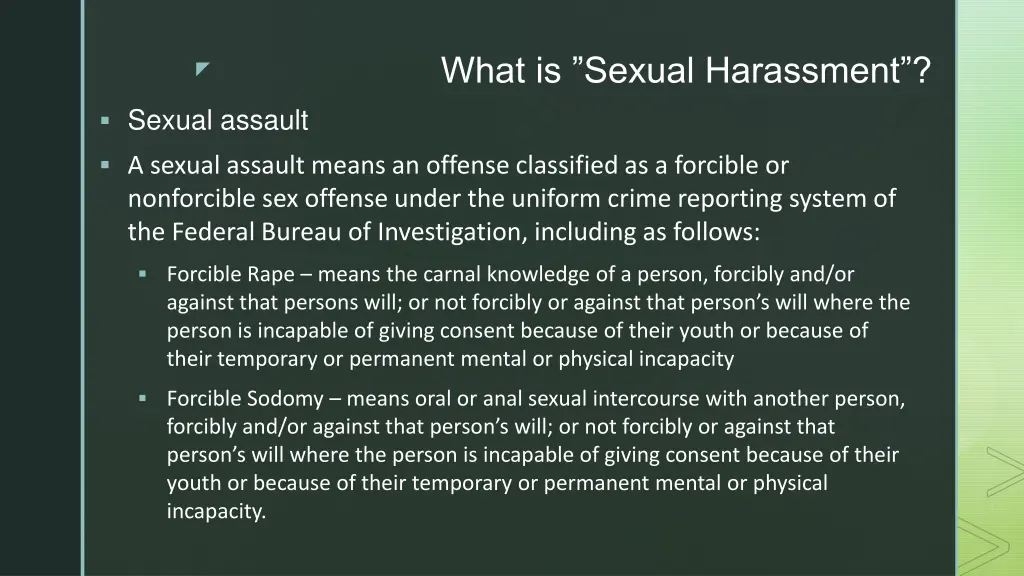what is sexual harassment 1