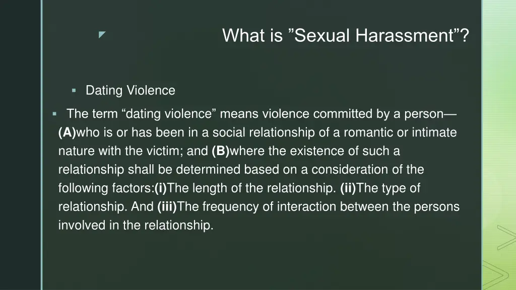what is sexual harassment 3