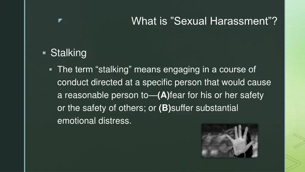 what is sexual harassment 5