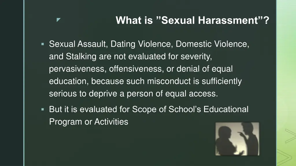 what is sexual harassment 6