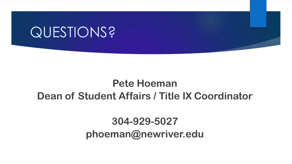 questions
