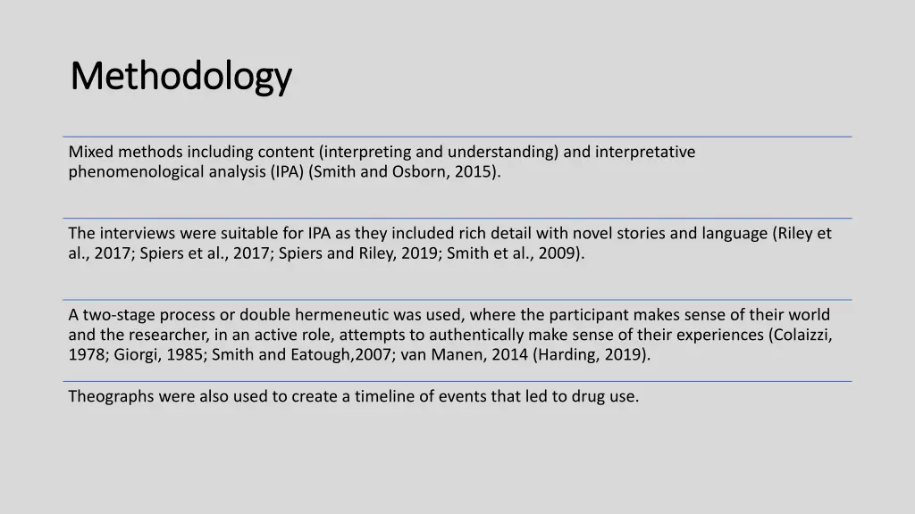 methodology methodology