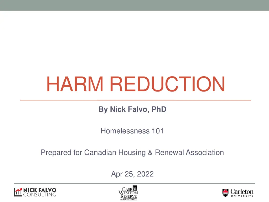 harm reduction