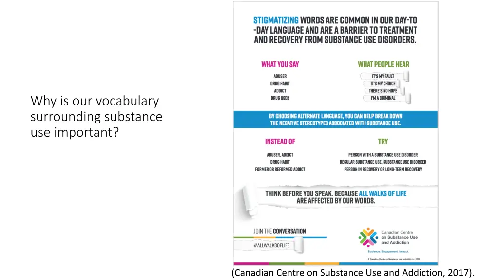 why is our vocabulary surrounding substance
