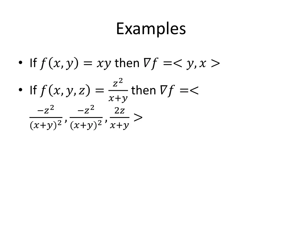 examples