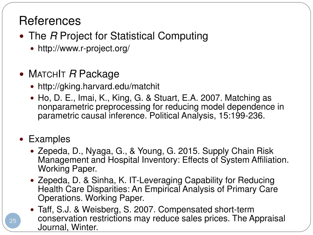 references