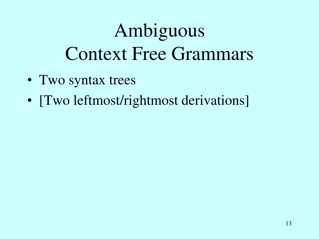 ambiguous