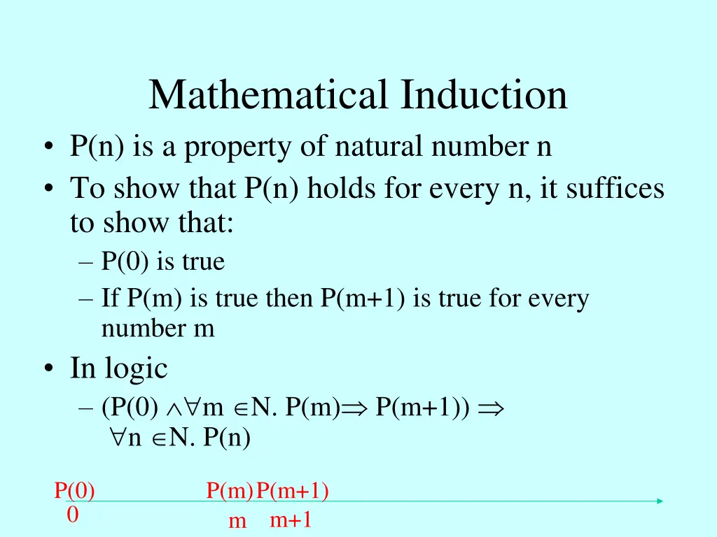 mathematical induction p n is a property