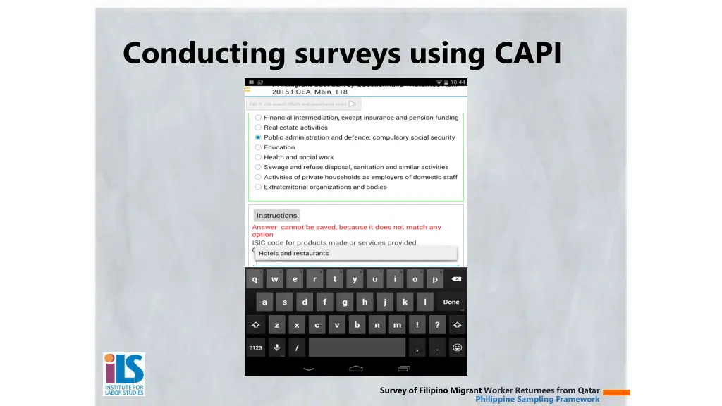 conducting surveys using capi 3