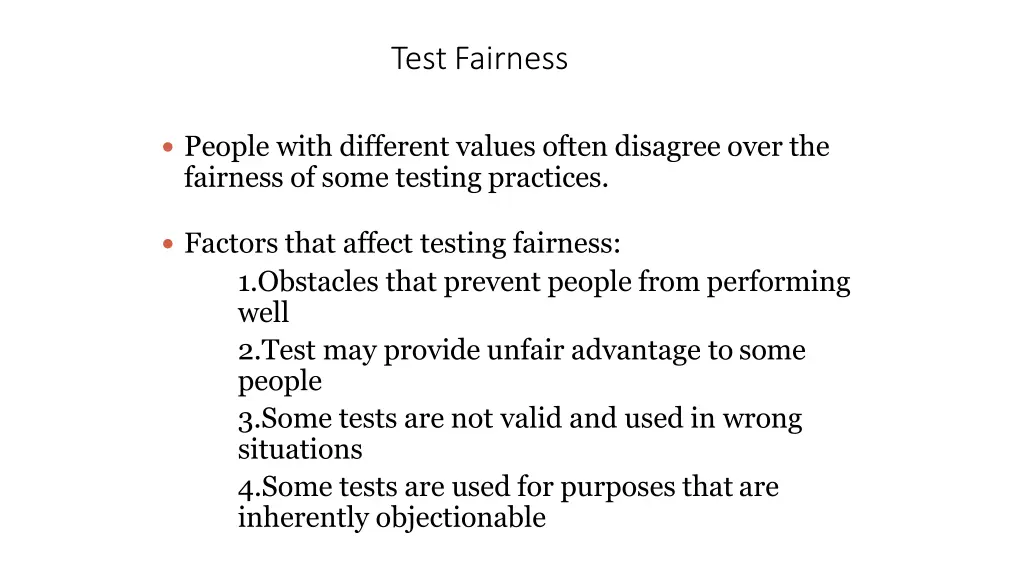 testfairness