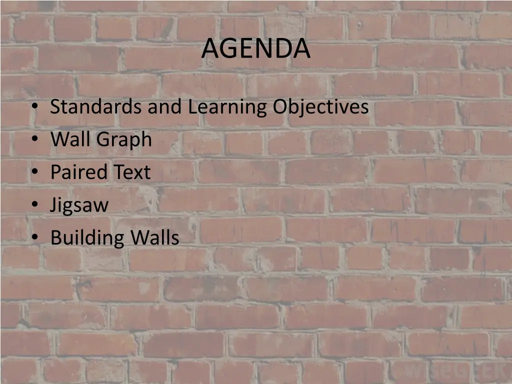 agenda