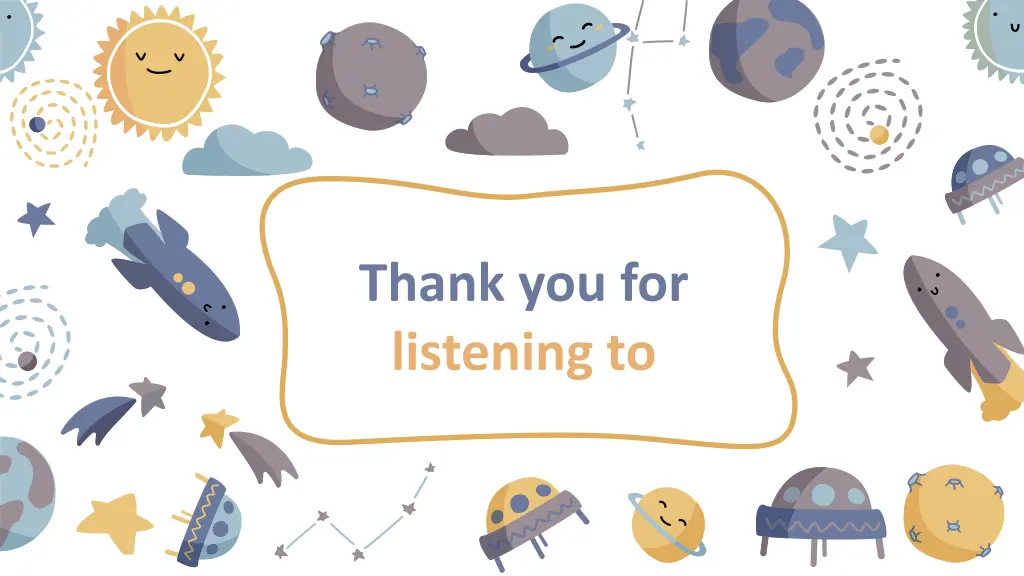 thank you for listening to