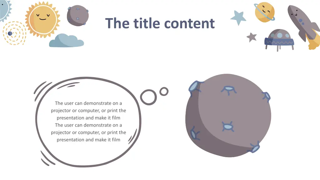 the title content 2