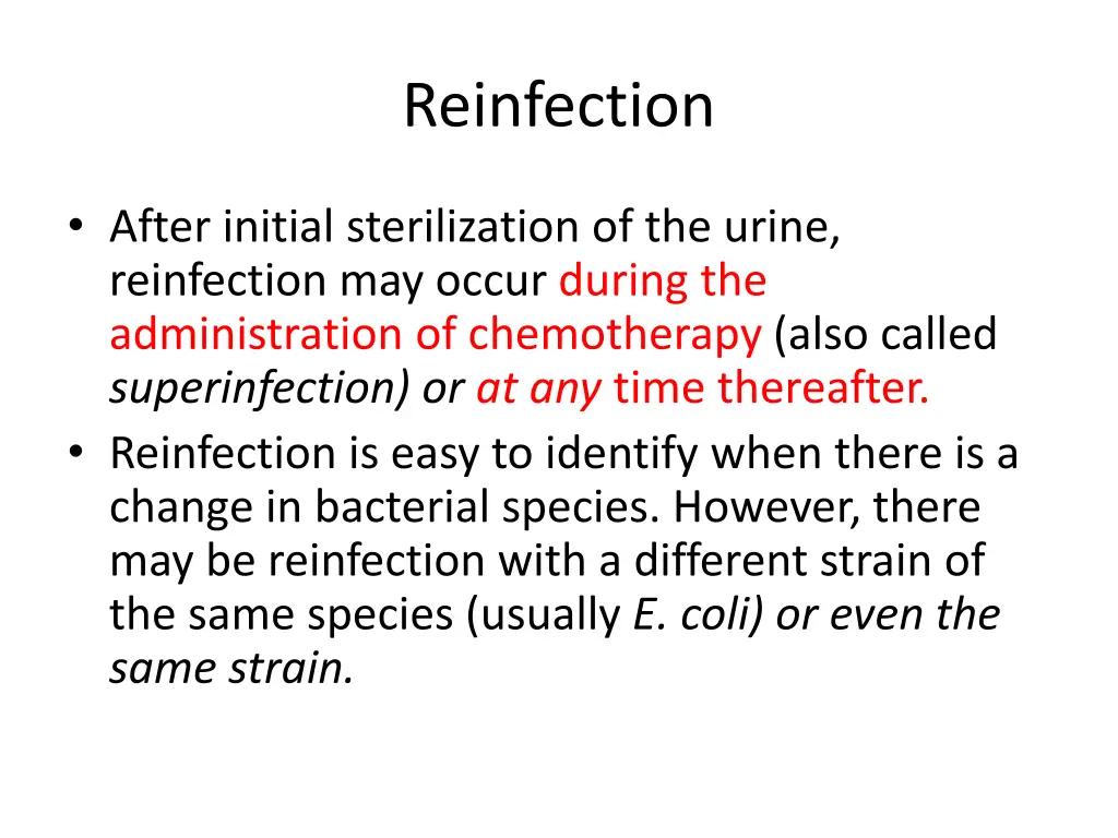 reinfection