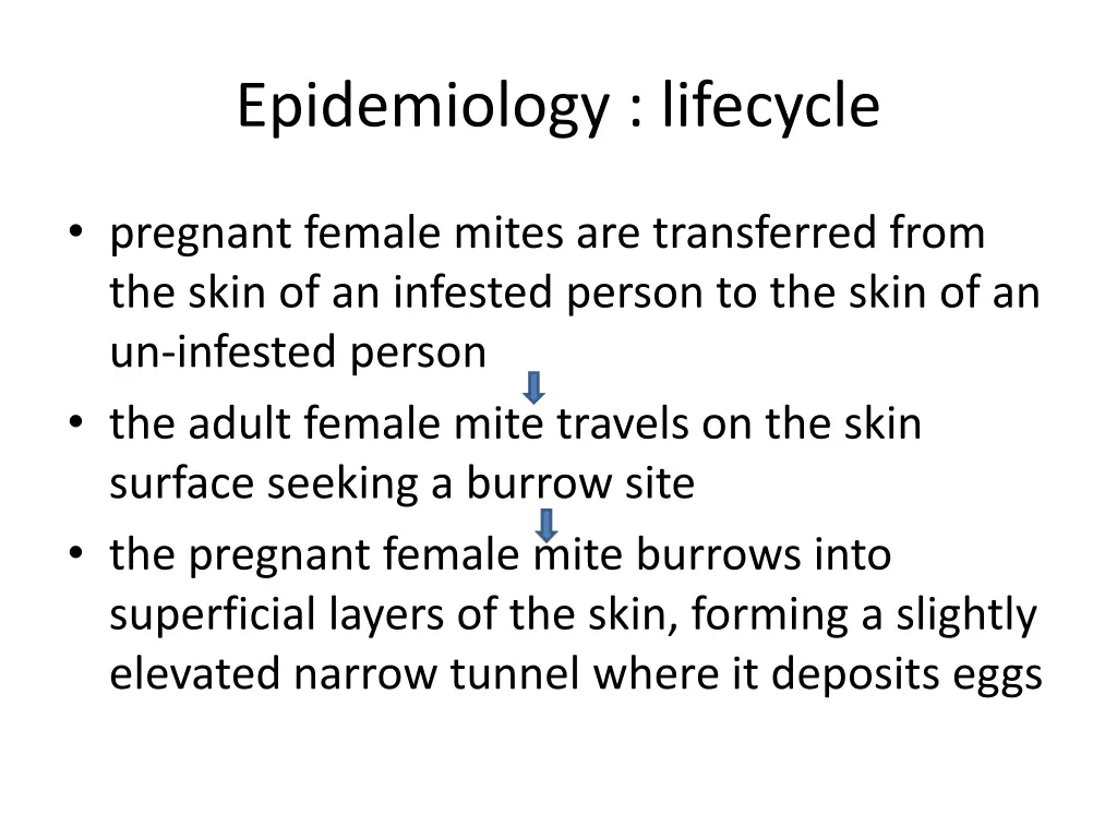 epidemiology lifecycle