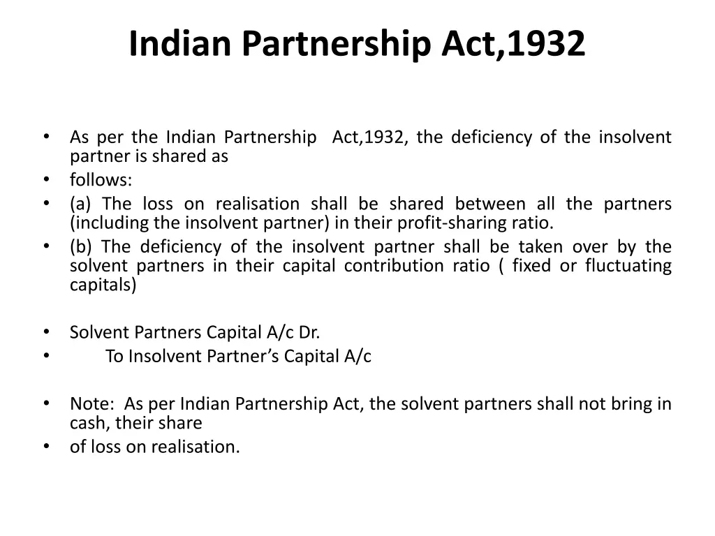 indian partnership act 1932