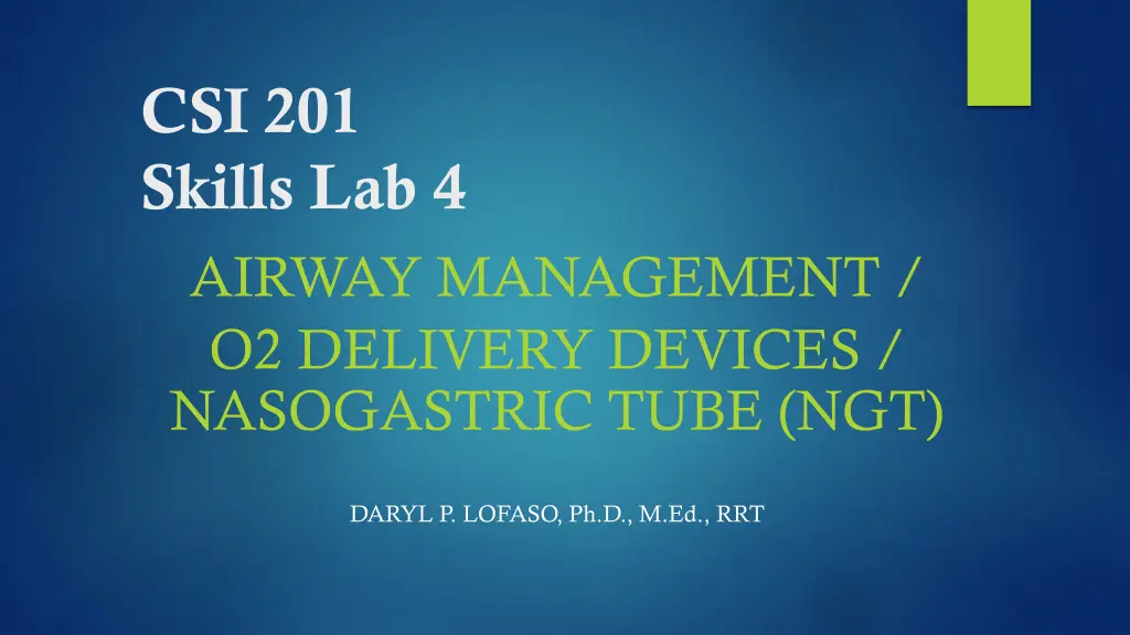csi 201 skills lab 4 airway management