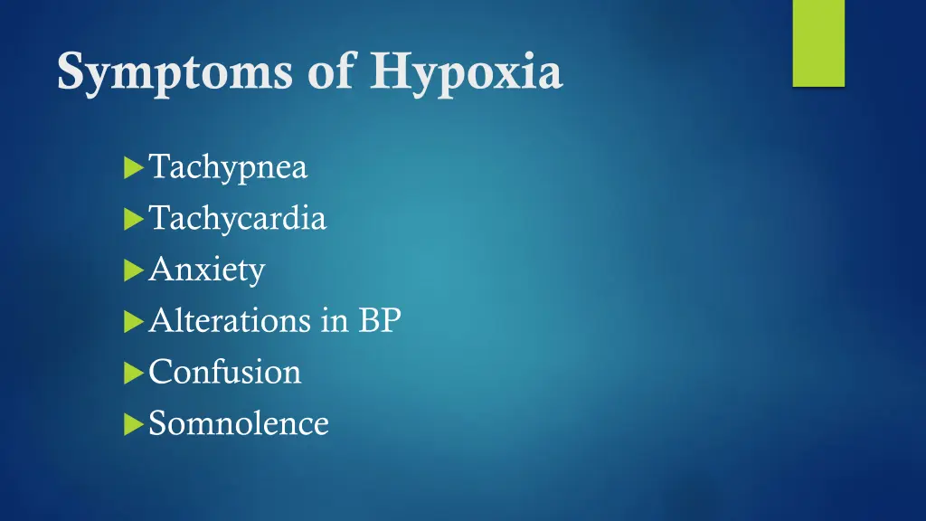 symptoms of hypoxia