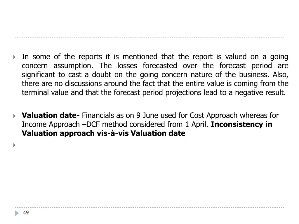 in some of the reports it is mentioned that