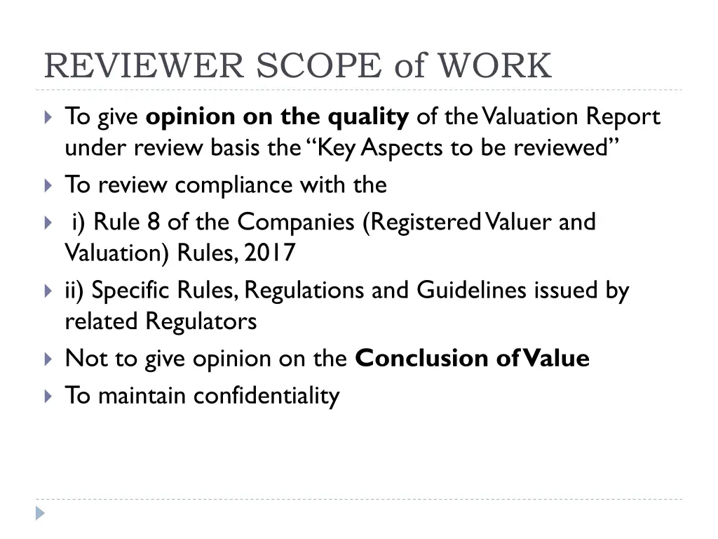 reviewer scope of work