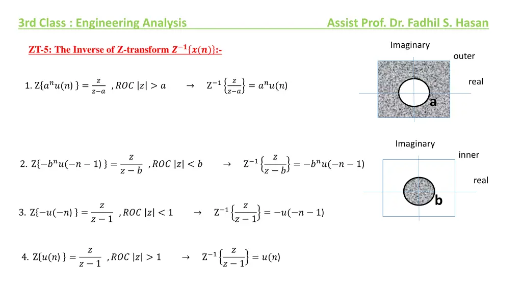 3rd class engineering analysis assist prof