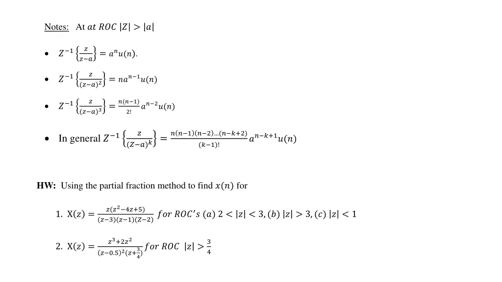 notes at