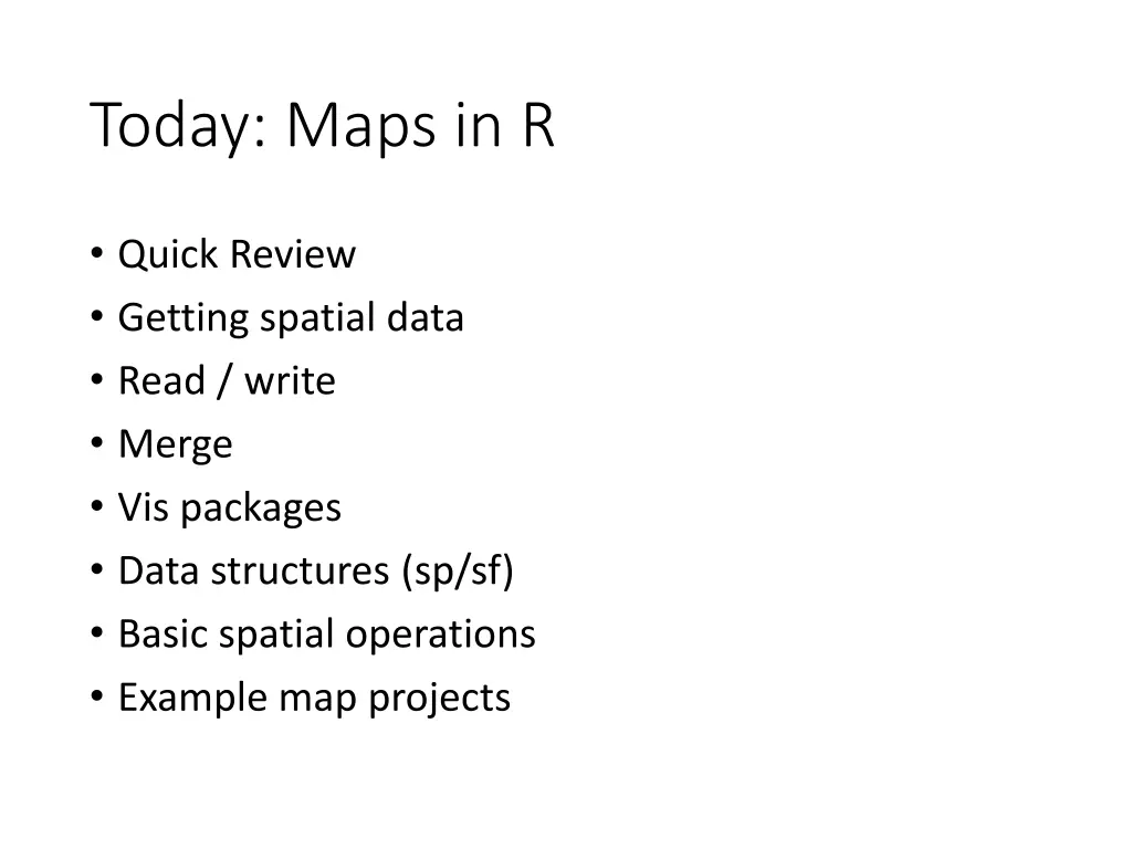 today maps in r