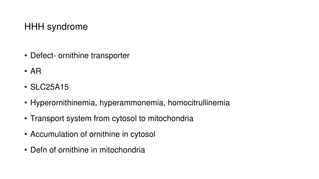 hhh syndrome